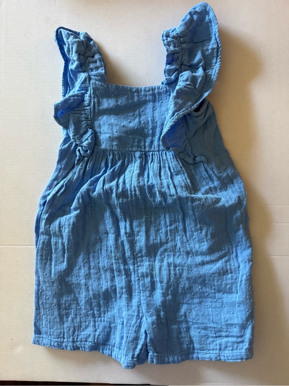 Gap Blue Ruffle-Strap Kids Romper